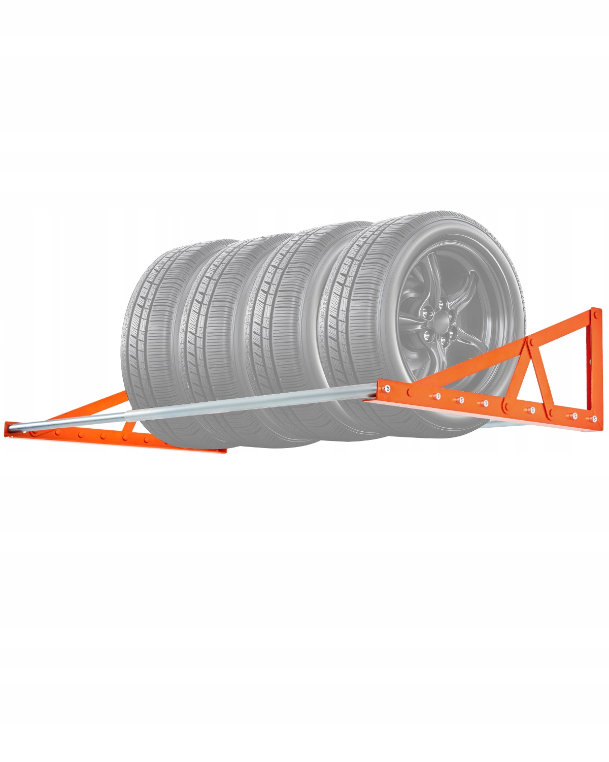 Garážový Regál Na Pneumatiky Vevor Silný, Nástenný, Nastaviteľný, 31-56 Palcov, 400 Lb