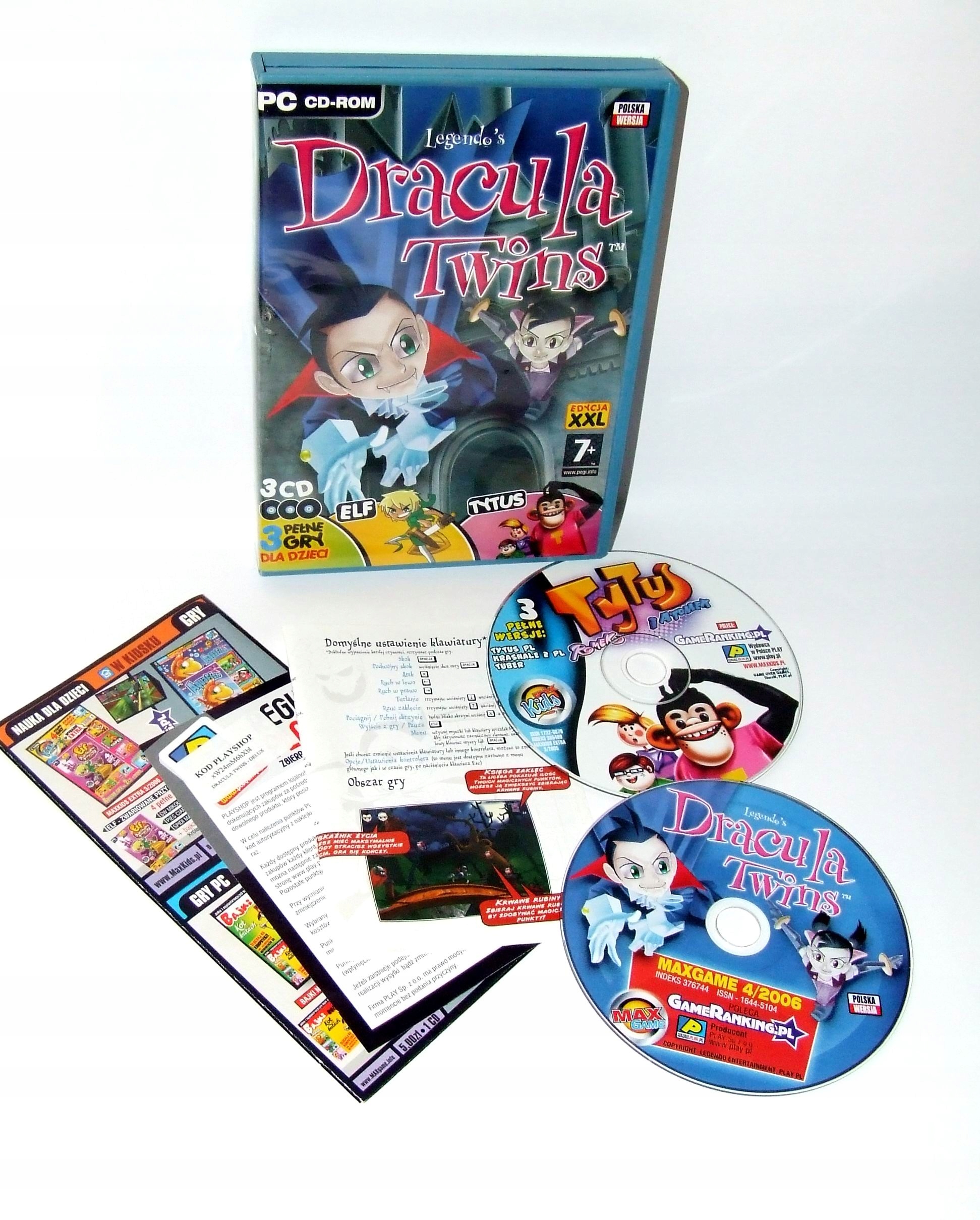 LEGENDS DRACULA TWINS + TYTUS ELF [PL] - Stan: używany 125 zł - Sklepy,  Opinie, Ceny w Allegro.pl