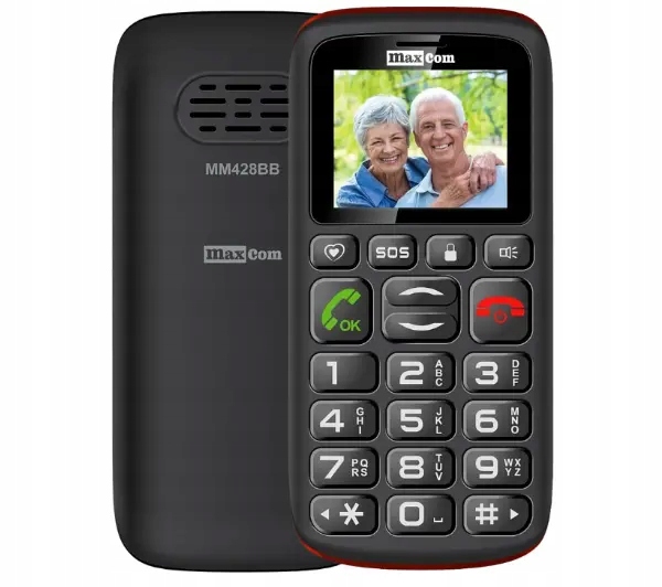 Telefon komórkowy dla Seniora Maxcom MM428 Bluetooth Sos Dual Sim