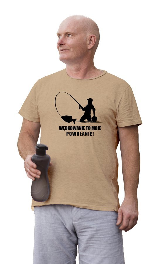 

T-shirt męski Wędkowanie To Moje Powołanie S