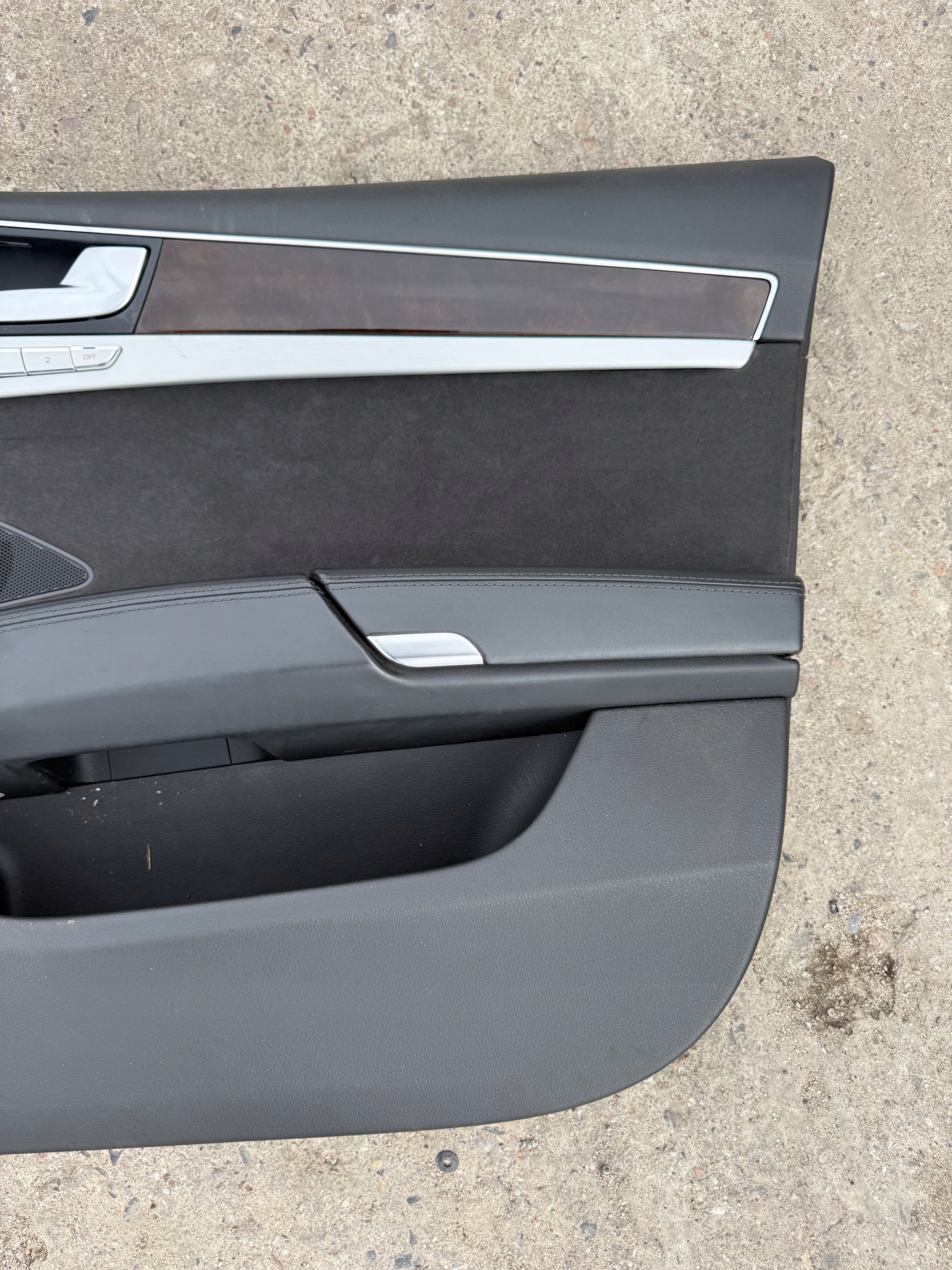 AUDI A8 D4 LIFT side door upholstery ALCANTARA right front BOSE