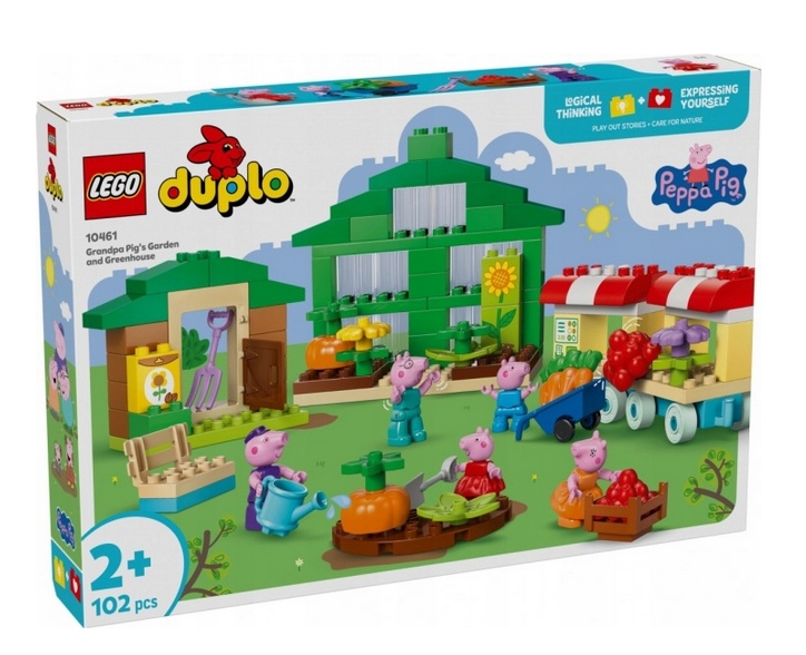 Lego 10461 Duplo Zahrada A Skleník Dědečka Prasátka Peppy