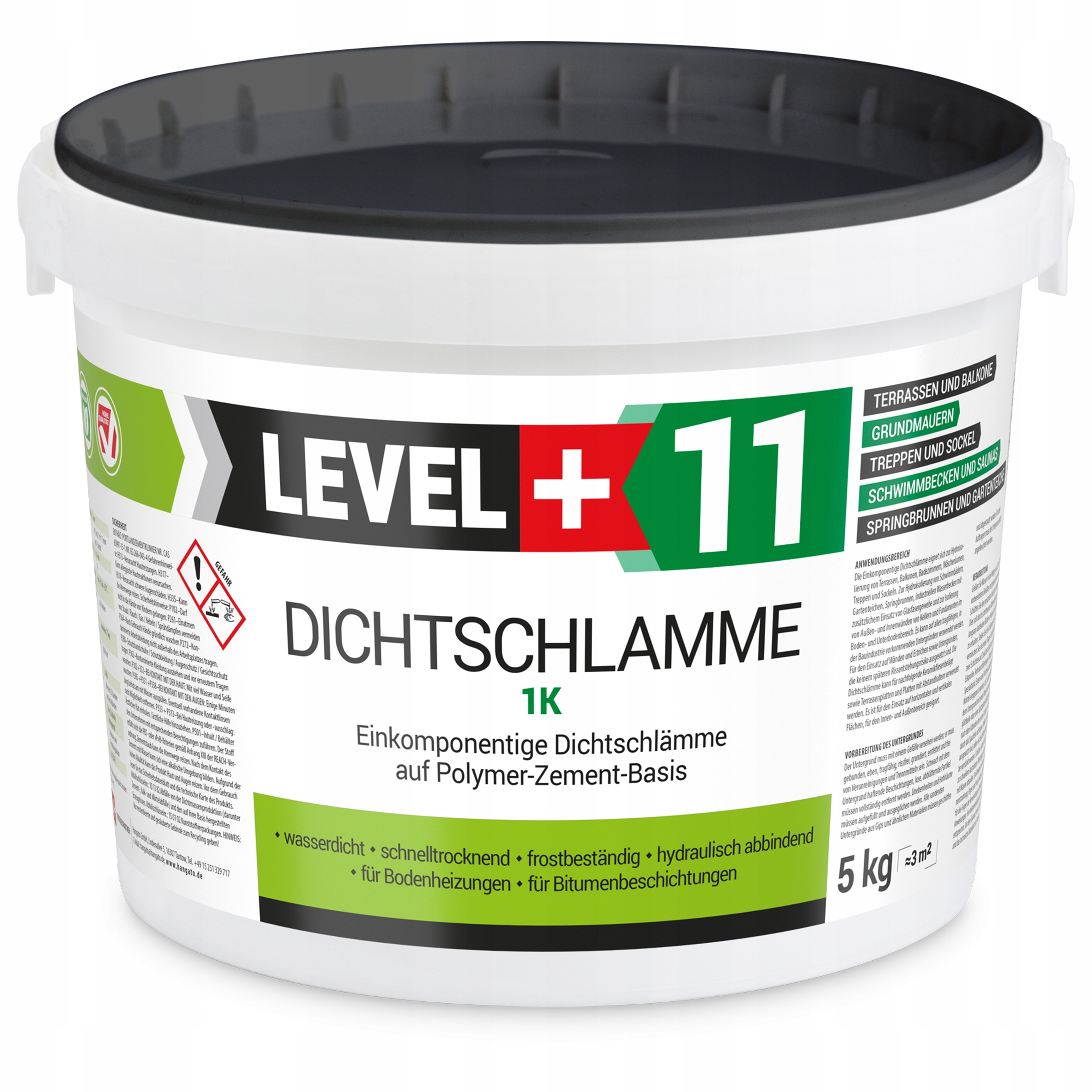 

Szlam 1K Folia 5kg Hydroizolacja Balkon Piwnica