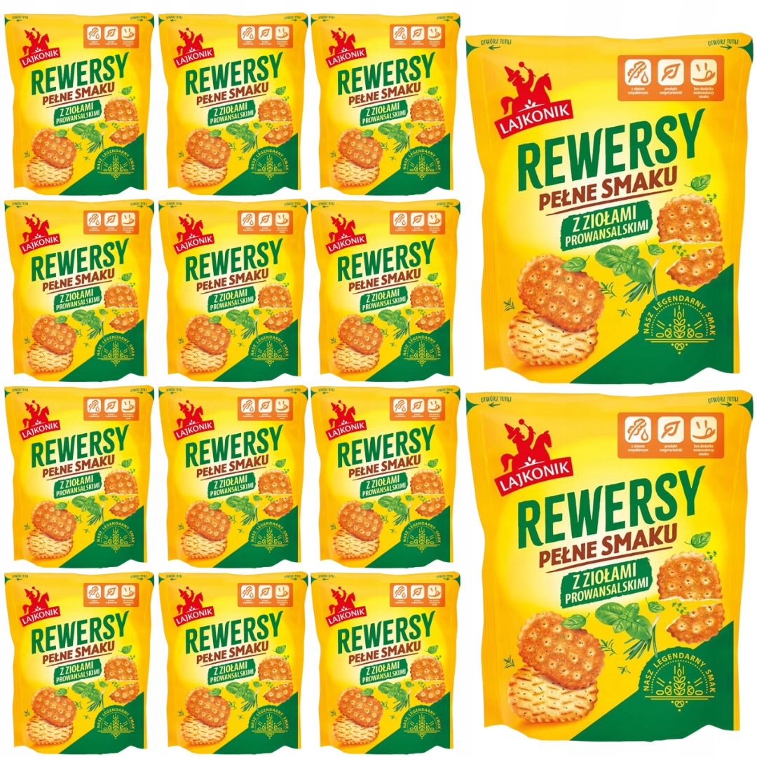 Lajkonik Drobné ruby s provensálskými bylinkami 100 g x 14 kusů