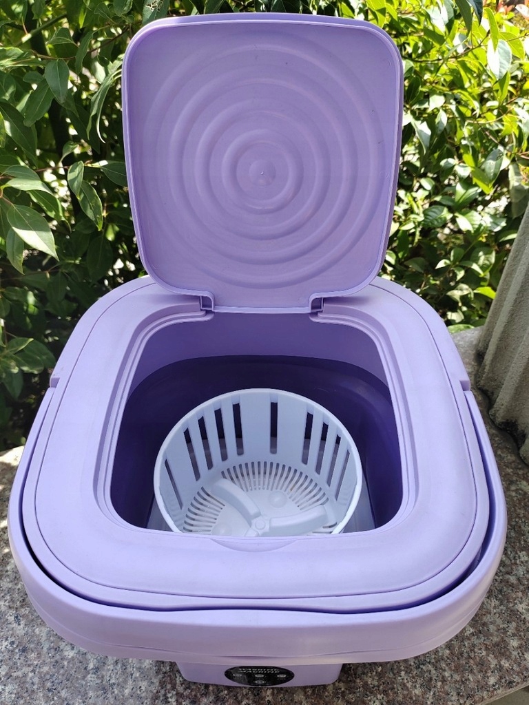 UV MINI PRALKA 8L TURYSTYCZNA MAŁA PRALKA SKŁADANA Waga produktu z opakowaniem jednostkowym 6.4 kg