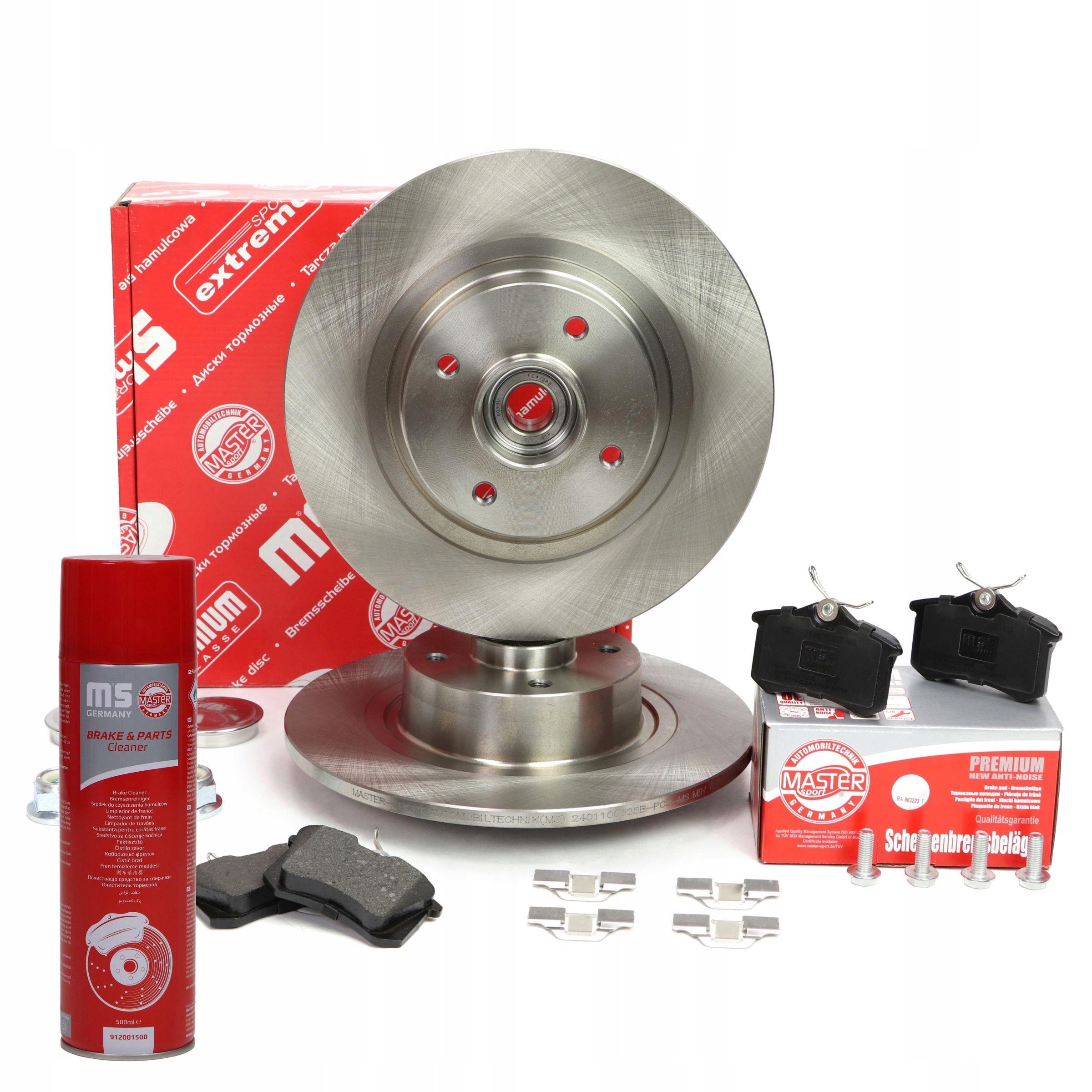 Brzdové Destičky Kotouče s ložiskem zadní 201003250