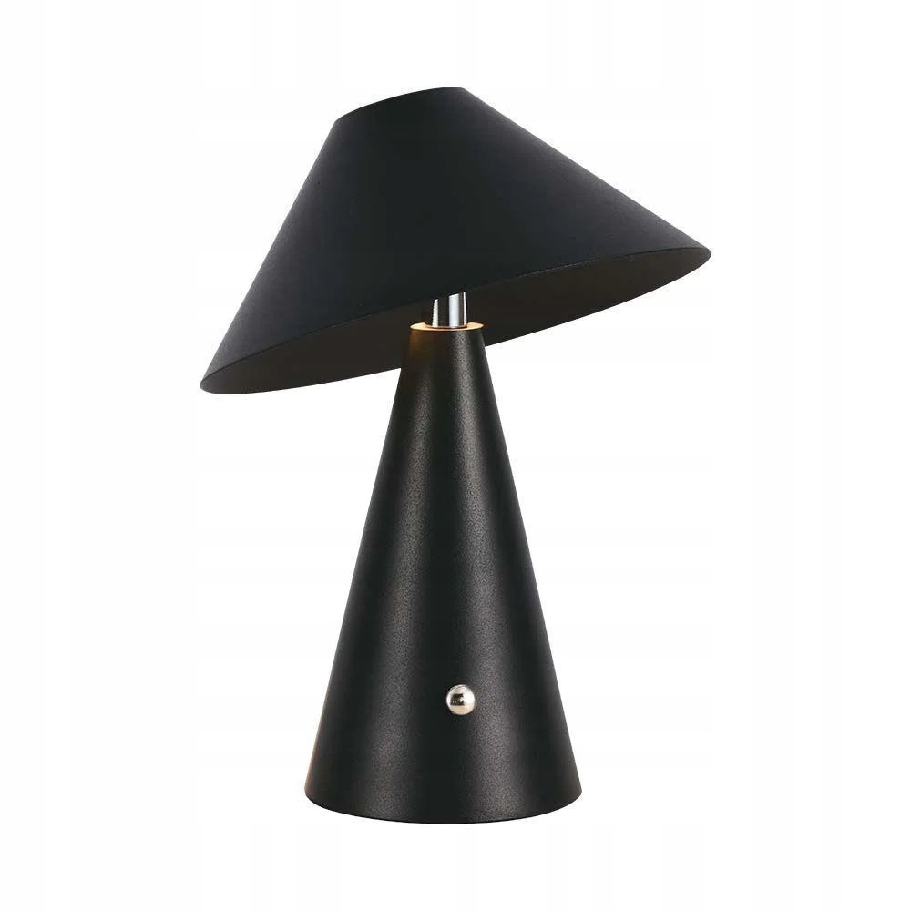 Stolní restaurační lampa noční Led Usb s akumulátorem, černá V-tac