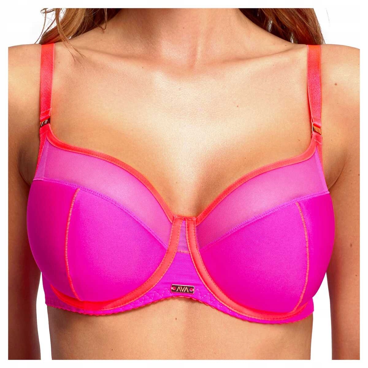 Ava Polovyztužená podprsenka 2188 glowing růžová fluo 85D
