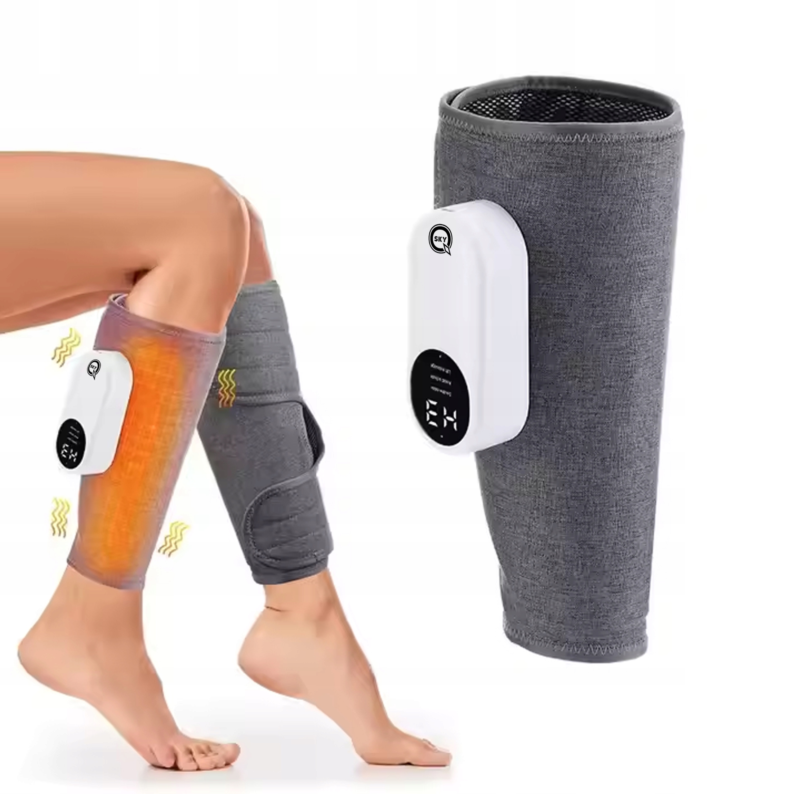 Masażer Ciśnieniowy Nóg Łydek Do Łagodzenia Bólu Drenaż Limfatyczny Mocny