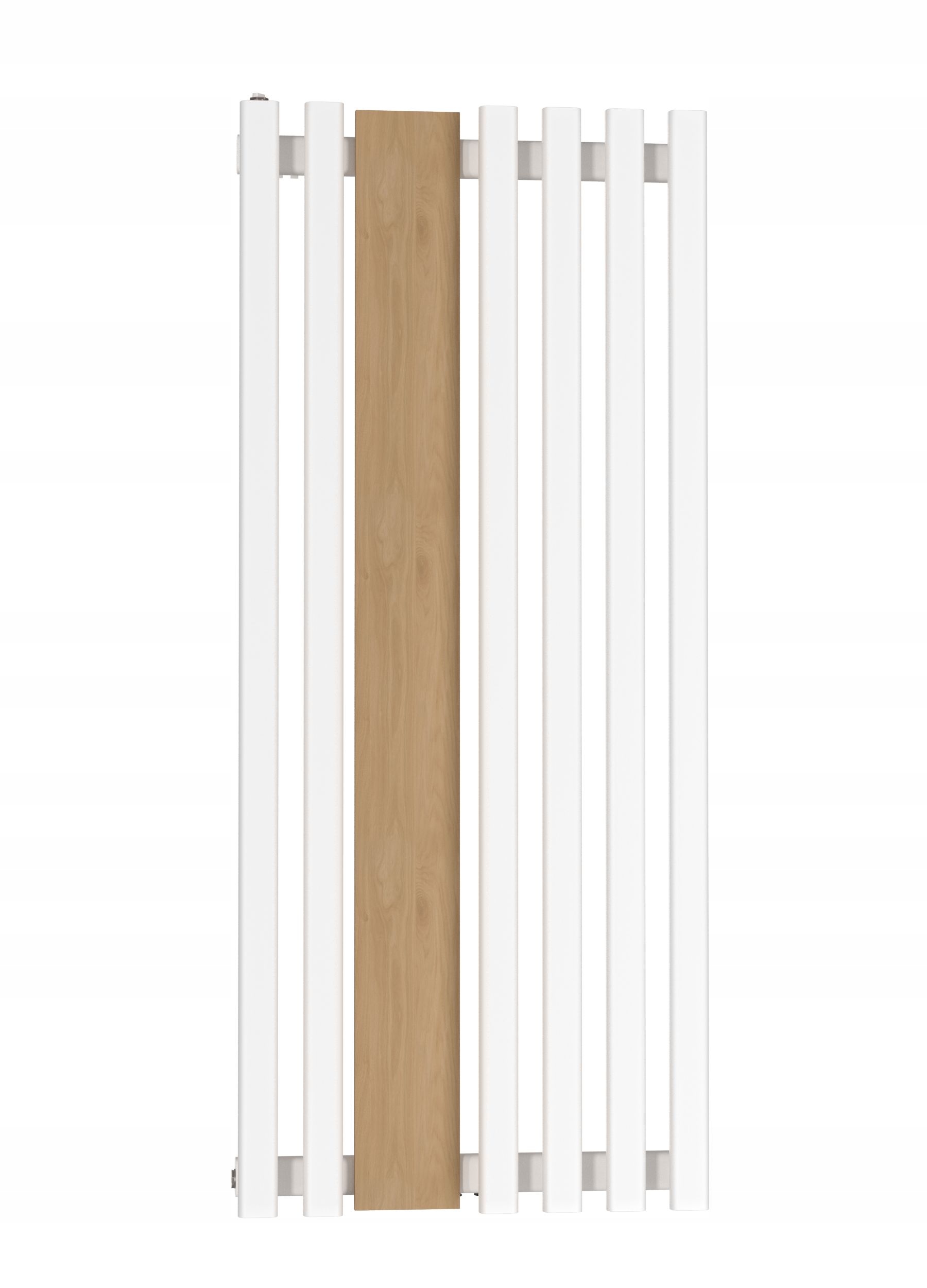 Dekoratívny radiátor Rio wood 100x60 Biely Mat Hladký