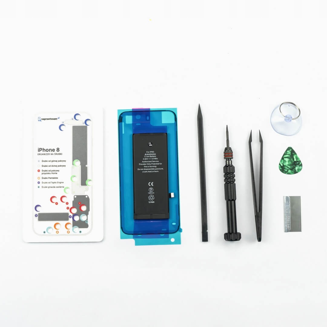 

Zestaw naprawczy z baterią Max iPhone 8 1980mAh