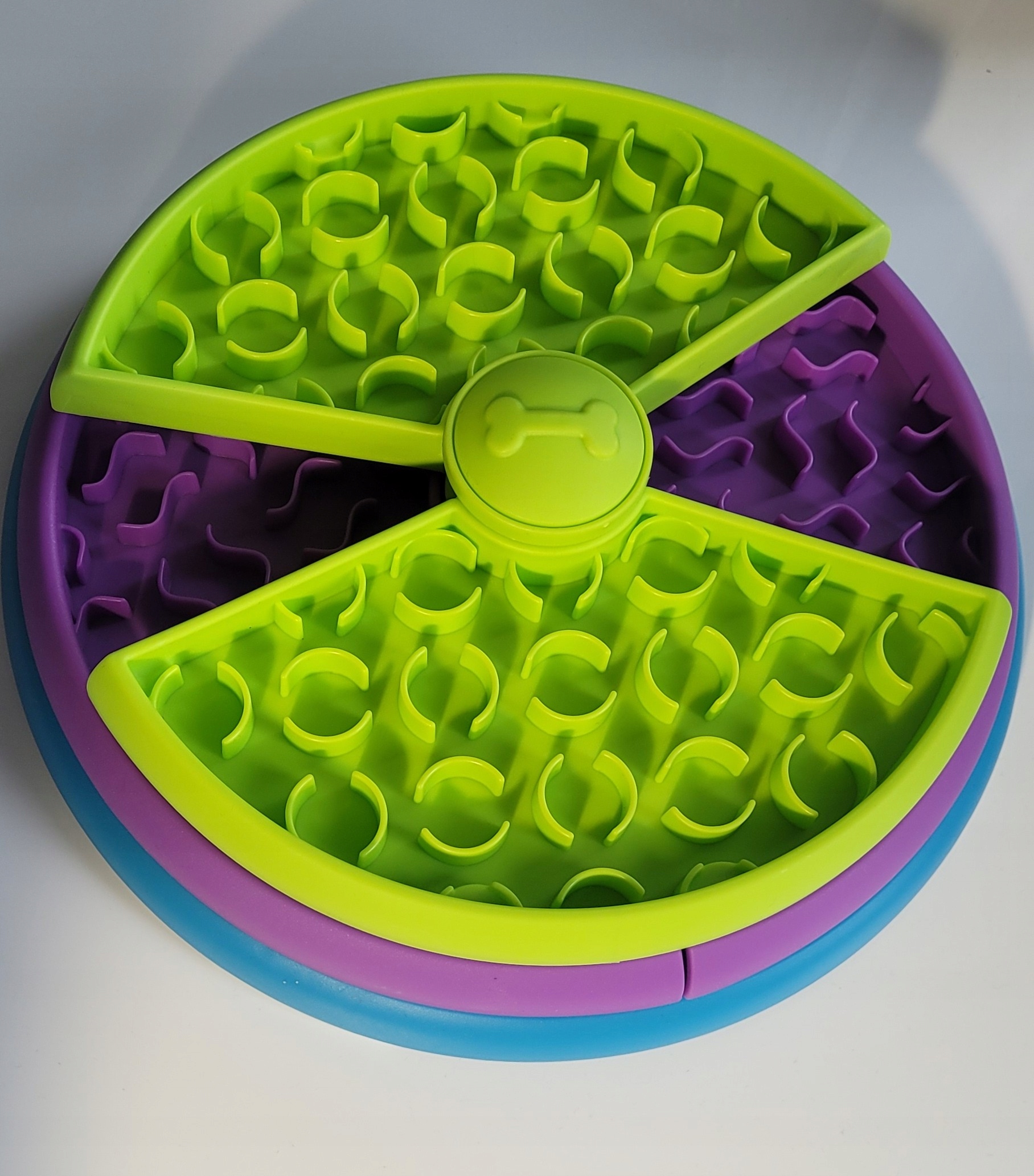 Miska zpomalující krmení pro psa a kočku Hračka Iq Puzzle