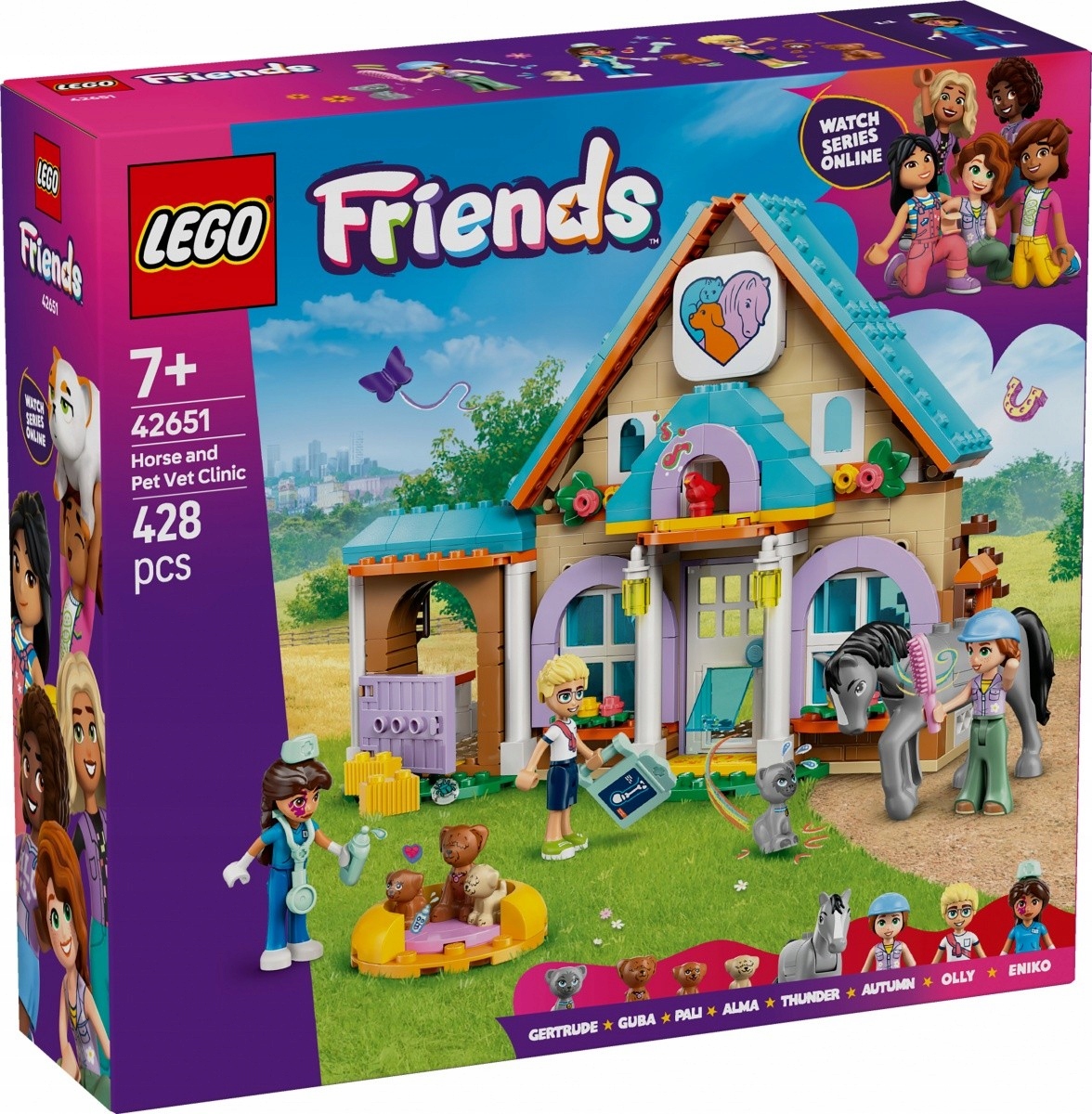 Lego stavebnice Friends 42651 Koňská a veterinární klinika
