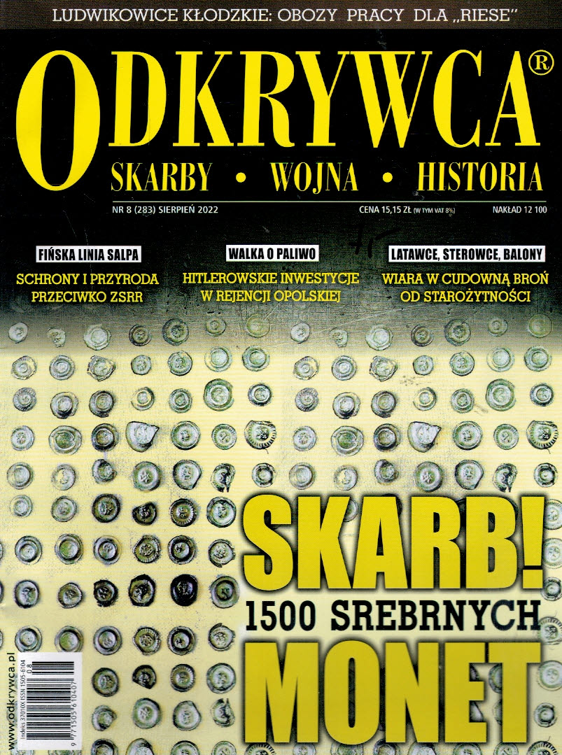 Odkrywca 8 / 2022 skarby wojna historia