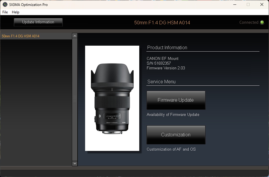 Sigma Dock USB Canon stacja dokująca VOUCHER 3 DNI Model UD-01 EO