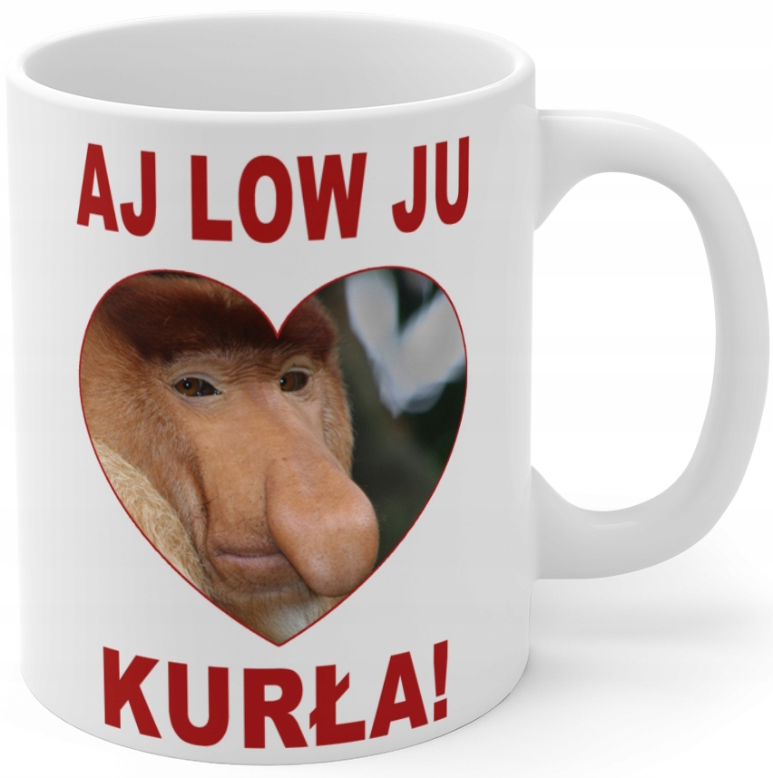 

Kubek Walentynki Nosacz Śmieszny Nadruk