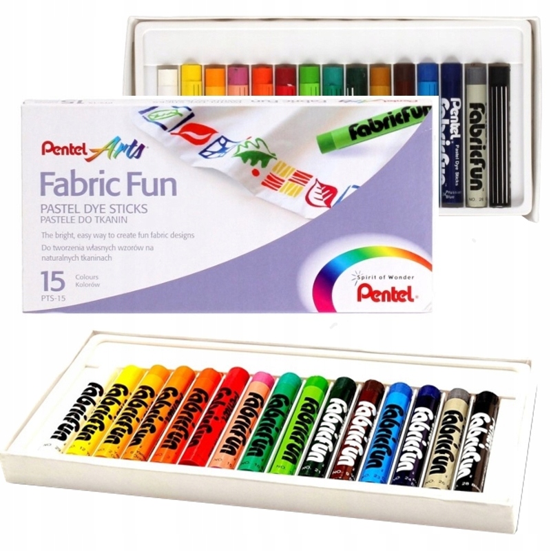 

Pastele Do Tkanin Pentel Fabric Fun