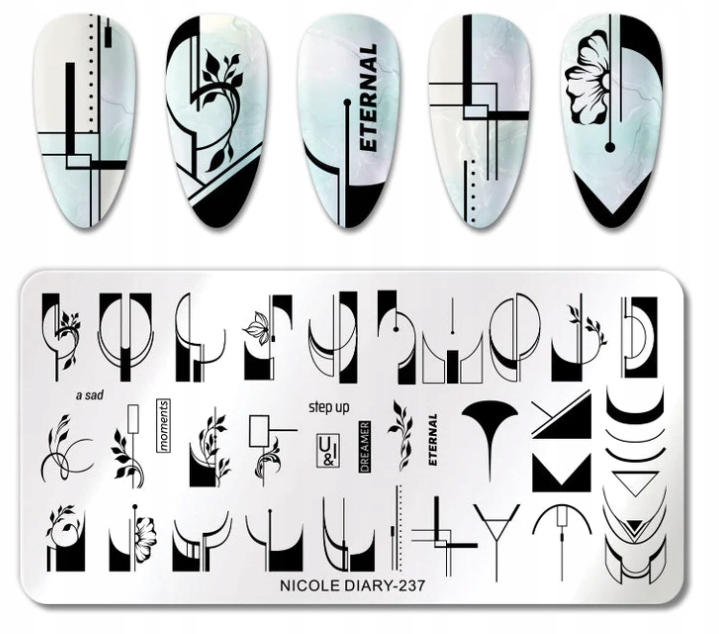NICOLE DIARY - Blaszka do Stempli - ND-237