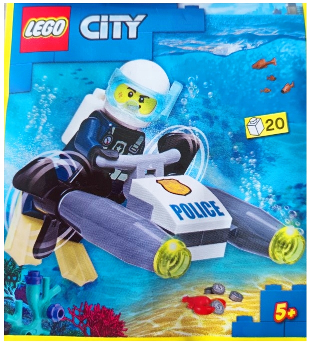 

Lego City 952208, policyjny nurek, polybag