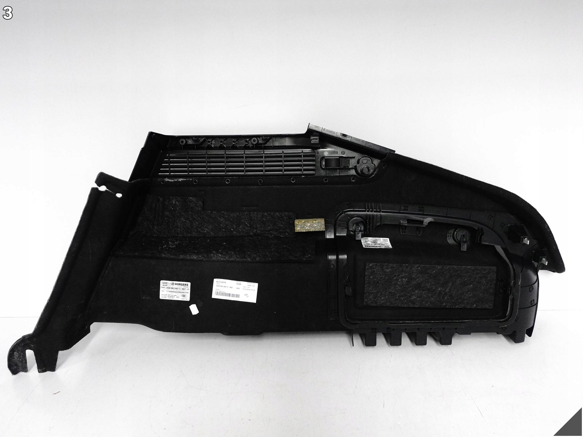 AUDI RS7 S7 A7 4G8 C7 10-18 side upholstery boot boot left 9BT