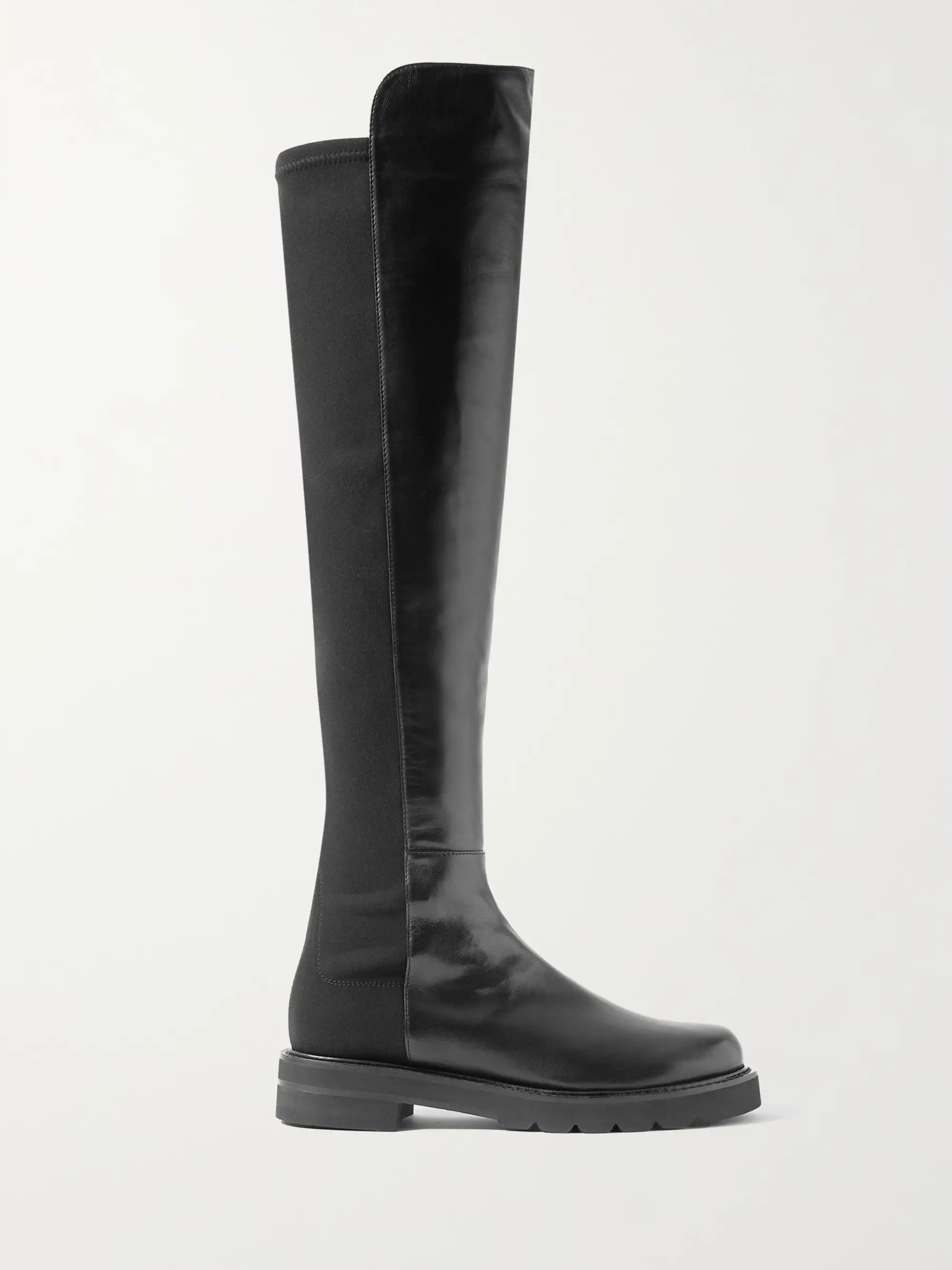 Mušketýrky Stuart Weitzman 5050 Ultralift Boot Černá vel 35B