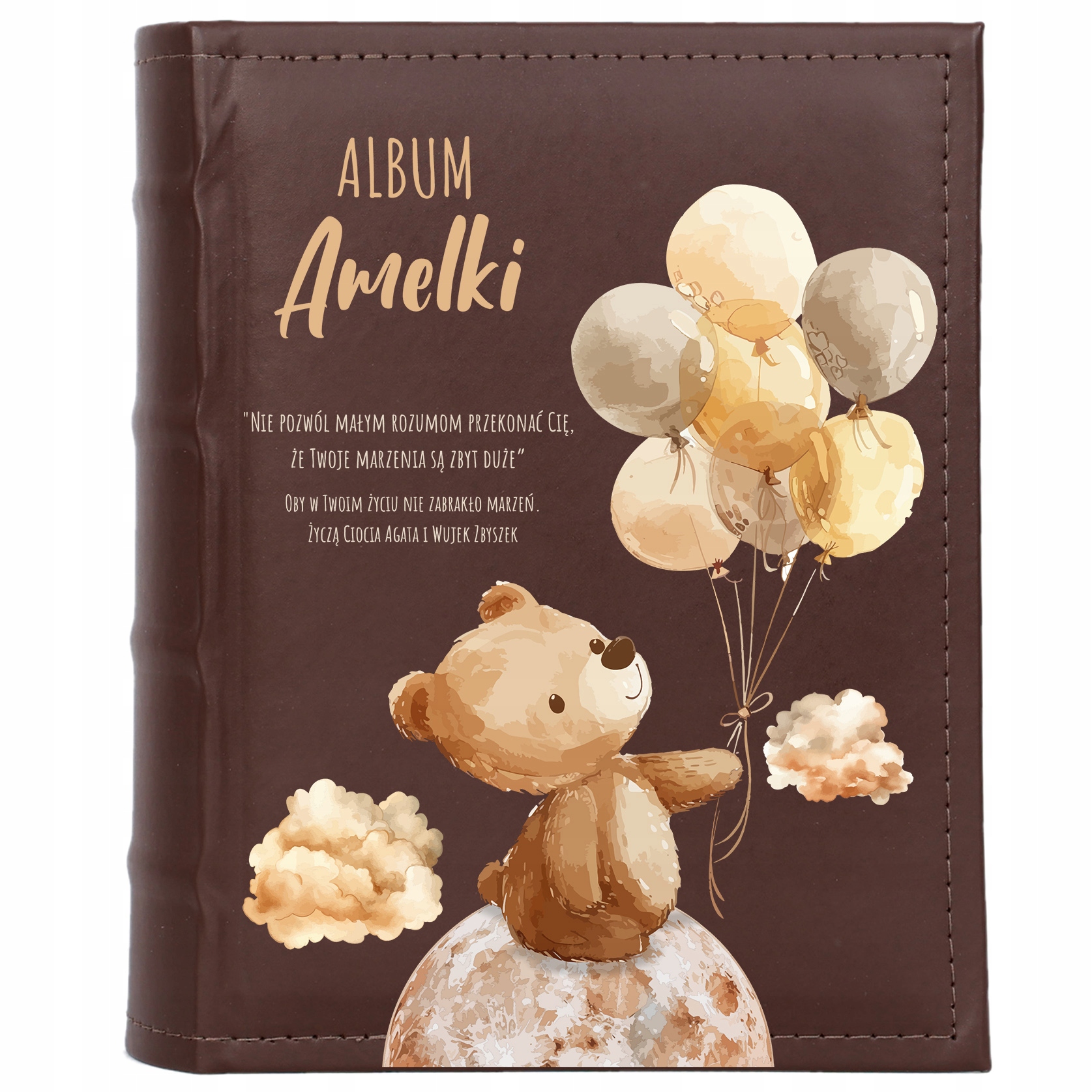 Personalizowany Album Na Zdjęcia Dla Dziecka 300 Zdjęć 10x15 Chrzest Roczek