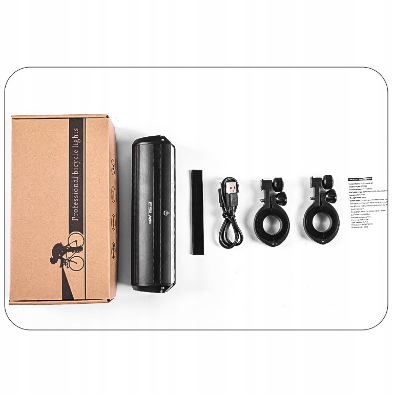 LAMPKA ROWEROWA PRZÓD TYŁ ZESTAW DO ROWERU LED USB 2600 LUMENÓW 8000 mAh Rodzaj zestaw