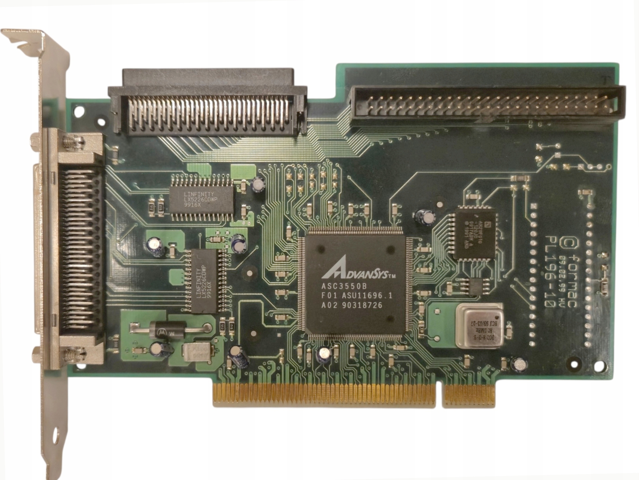 Nový ovládač UltraWide Scsi 50/68pin Pci Formac ProRAID AdvanSys ASC3550B
