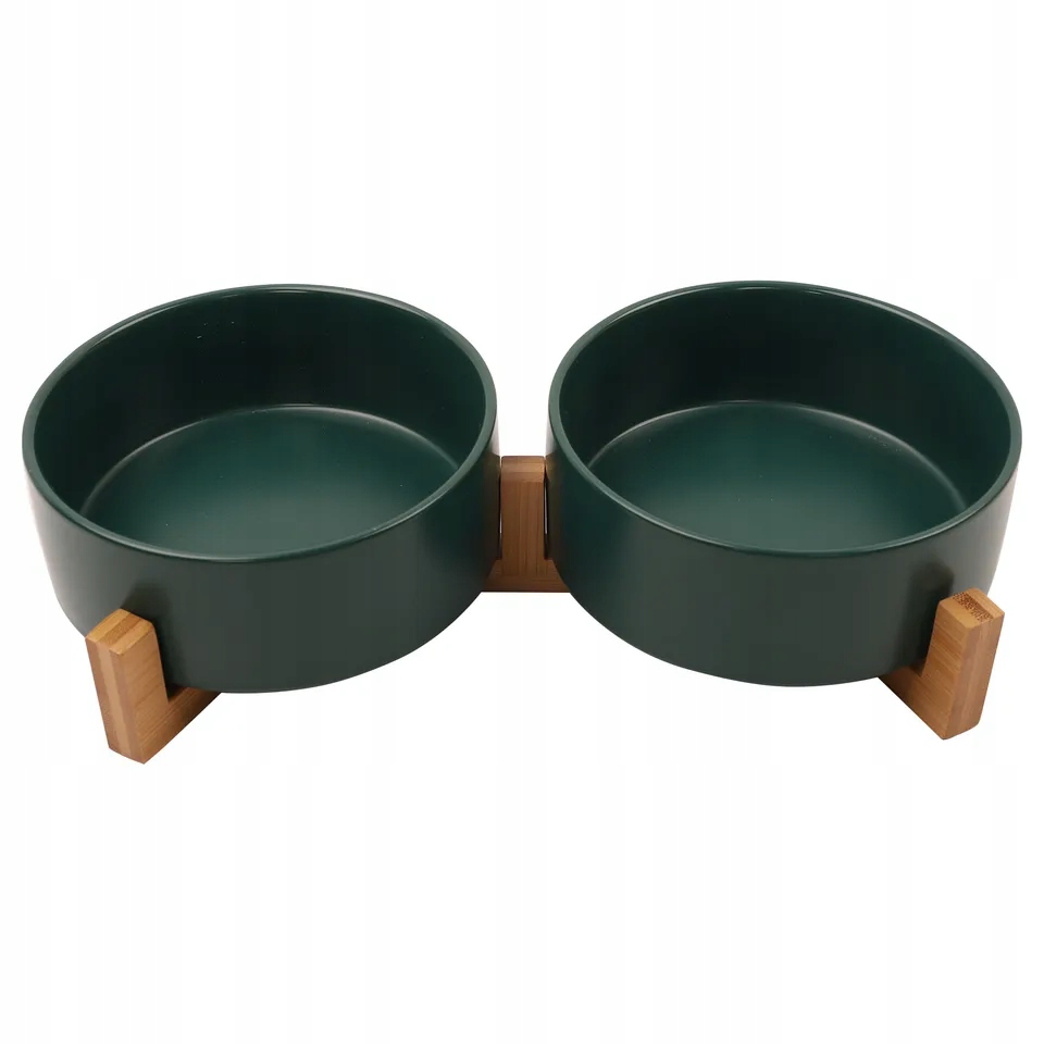 Miska Pro Psa Kočku Dvojitá Keramická 2 x 400 ml Ceramic