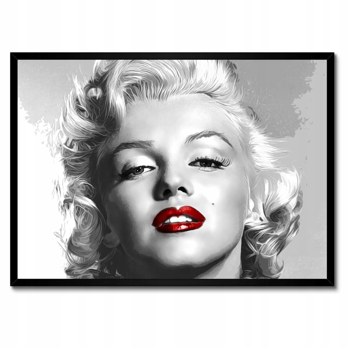 Plakáty v rámu 70x50 Monroe Červené rty