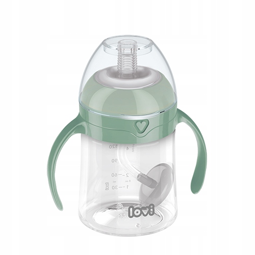 LOVI PIERWSZY KUBEK Z OBCIĄŻONĄ SŁOMKĄ 150ml 6M+ Stan opakowania oryginalne