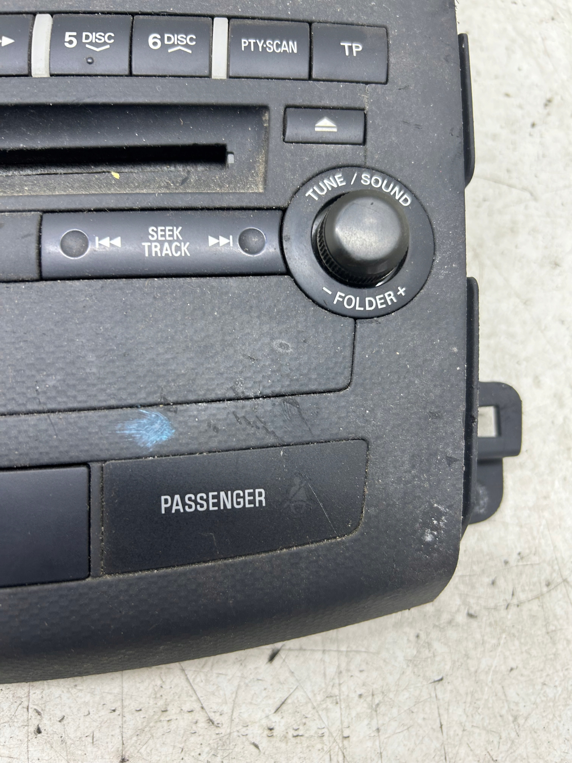 PANEL regulation RADIA display CITROEN C-CROSSER