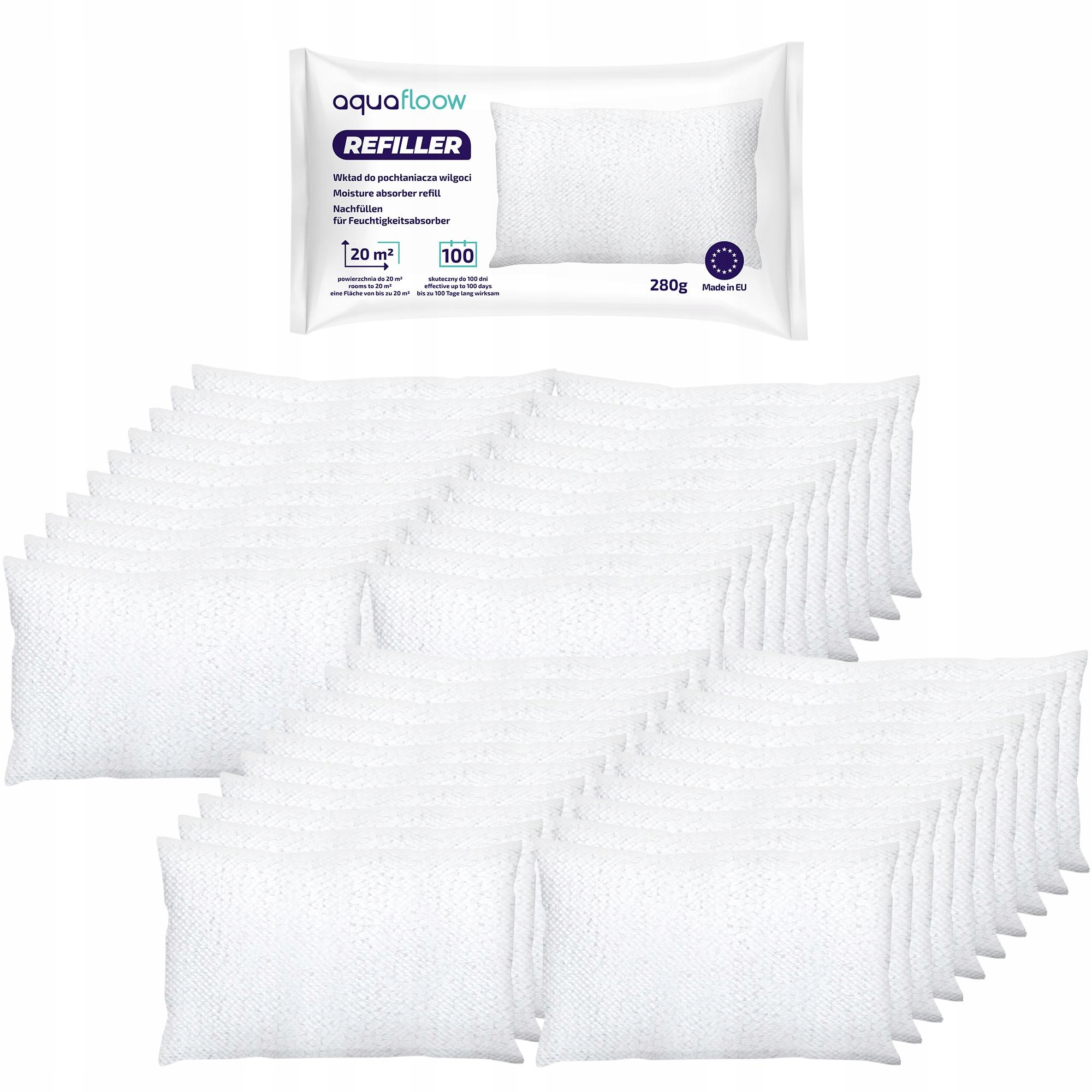 Náplň do pohlcovače vlhkosti 280 g AquaFloow odvlhčovač vzduchu 40 x silný