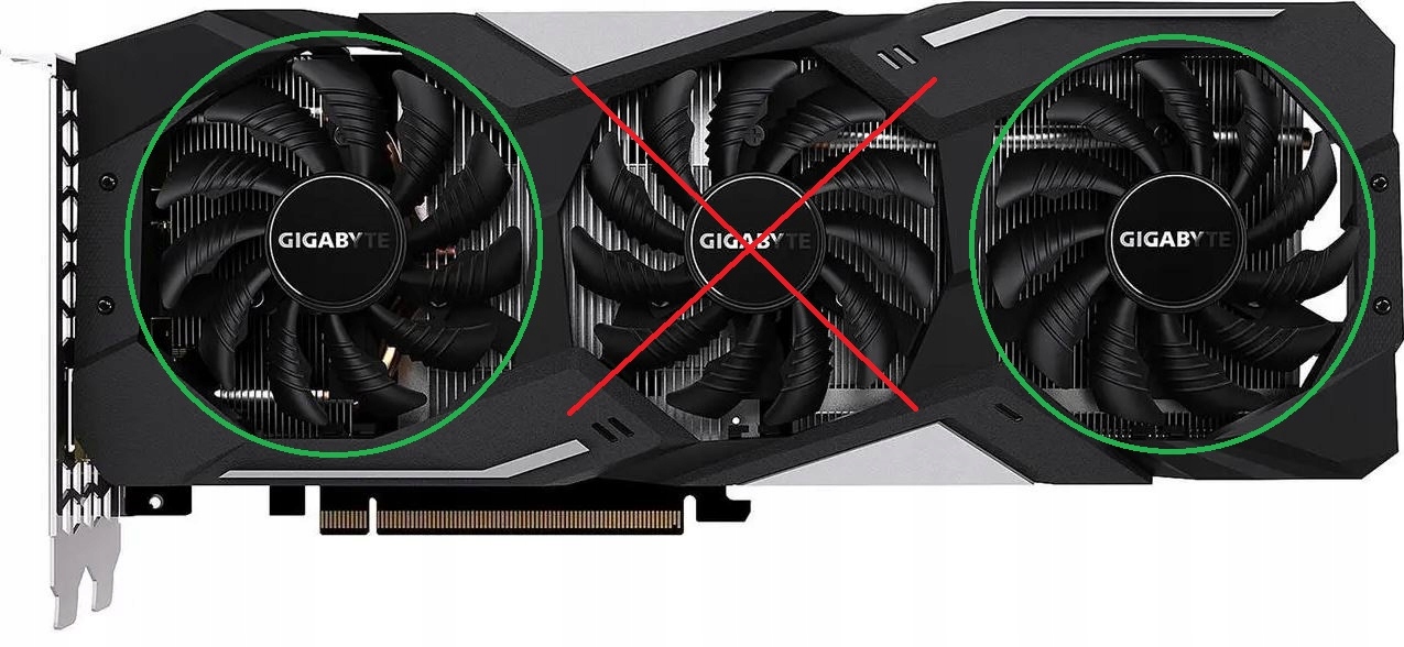 Wentylator Gigabyte RTX2060 RTX2070 RTX2080 Gaming Oc lewy lub prawy