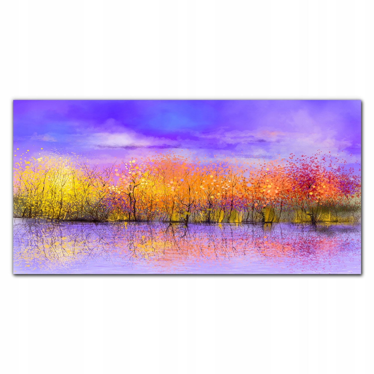 Nástenný fotoobraz na plátne Stromy oblohy 140x70