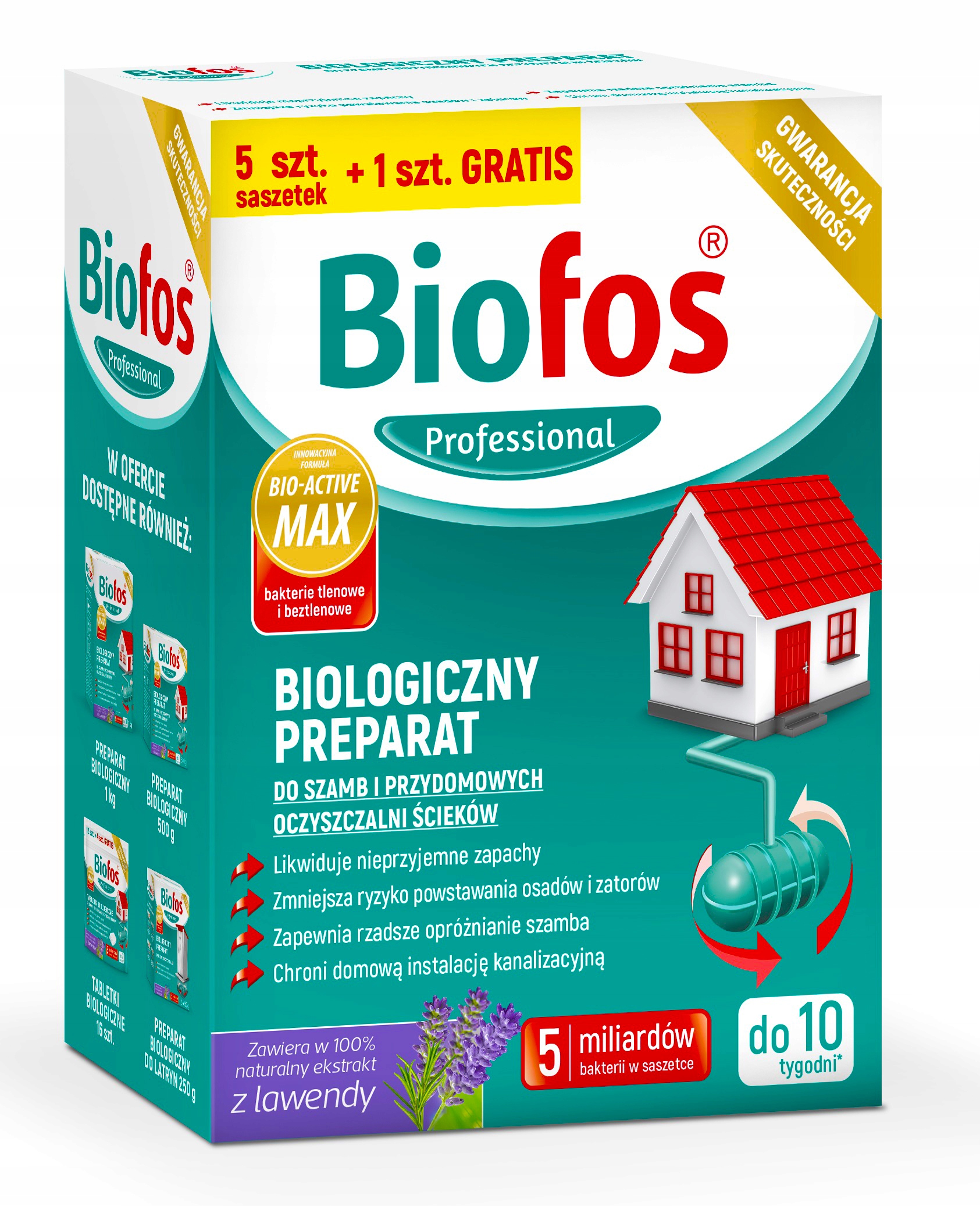 

Biofos Saszetki Bakterie Do Szamb Oczyszczalni 5+1