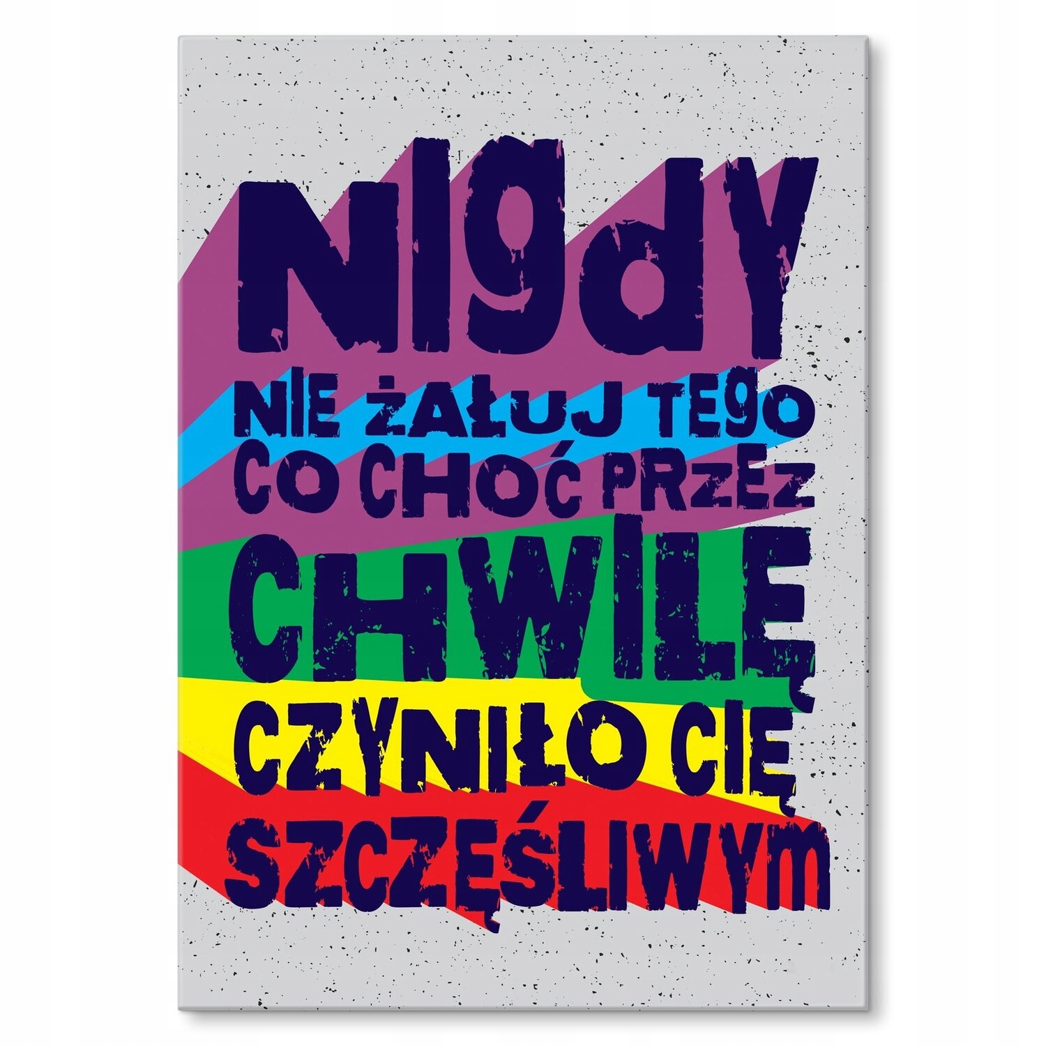 Kovový plakát Nelitujte Dárek 30 x 42 cm