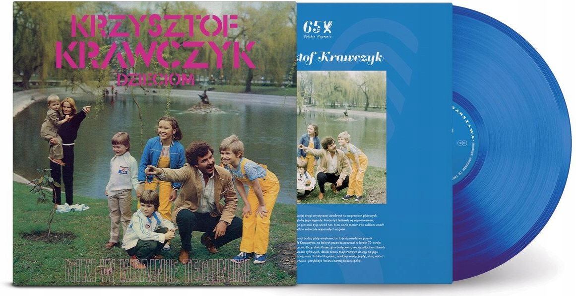 Krzysztof Krawczyk Dzieciom Niki W Krainie Techniki Lp Blue Folia