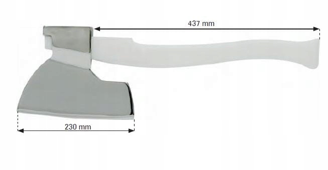 Topór masarski Długość ostrza 23 cm