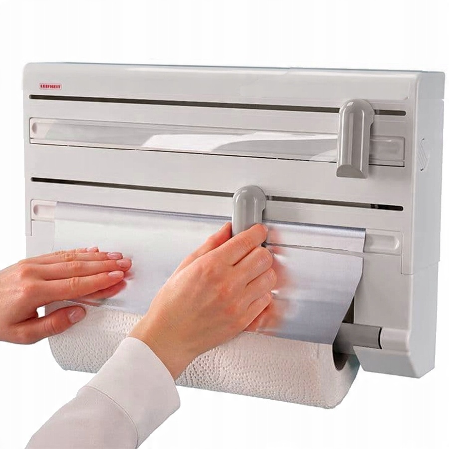 

Podajnik Papieru Ręczników Foli Leifheit 25703 3w1