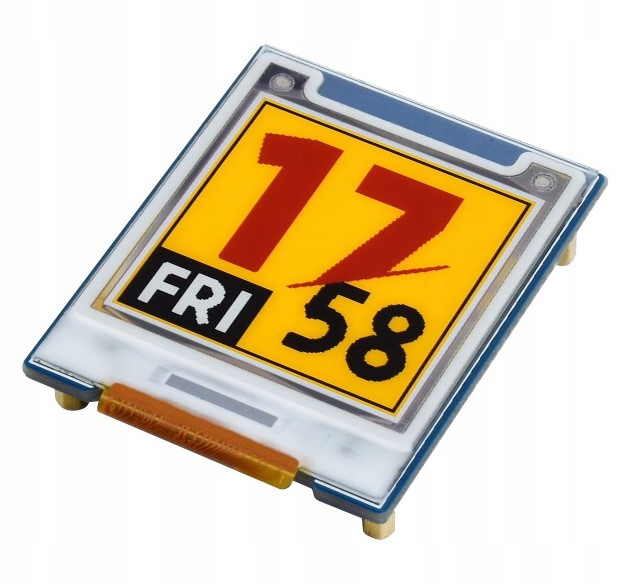 1.64inch E-Paper (g) 168×168 Red/Yellow/Black/Whit