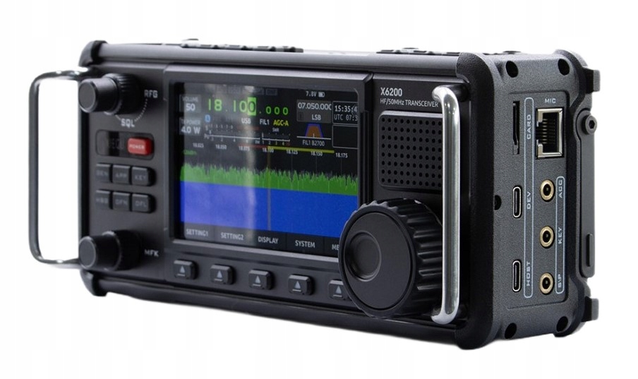 Xiegu X6200 radiotelefon amatorski Sdr HF/50 MHz, Pełna Polska Instrukcja