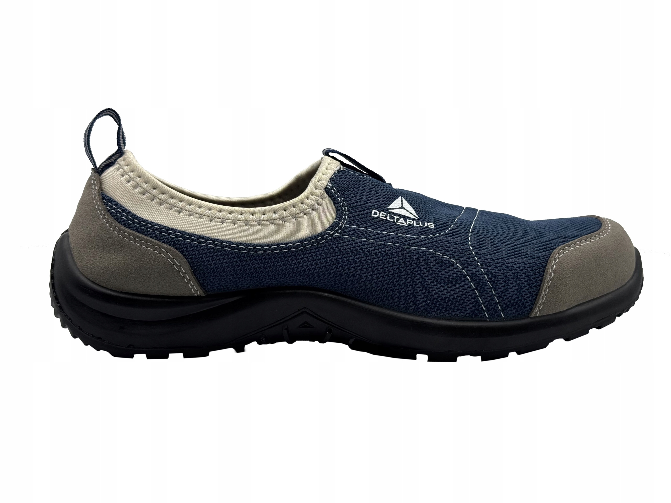 Lekkie, wytrzymałe i półbuty wsuwane robocze Miami S1P Src 47 szary