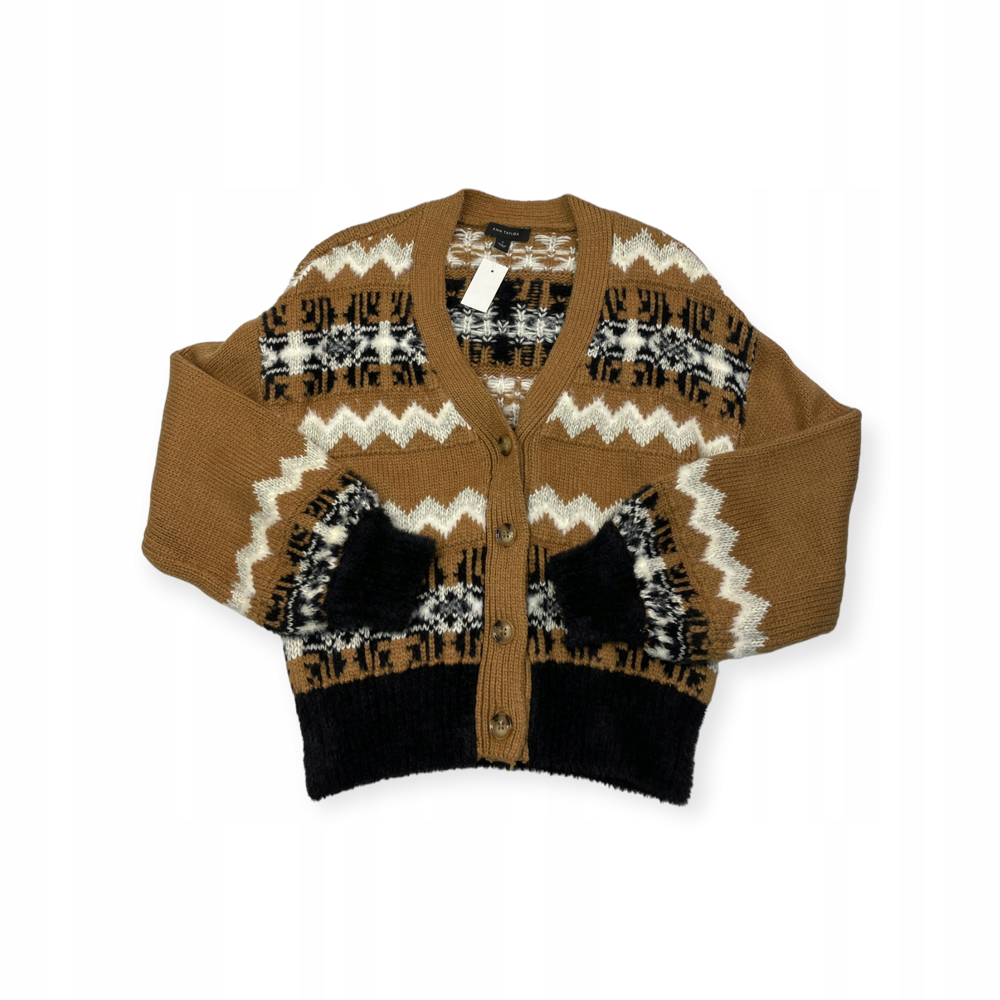 Dámský rozepínací svetr s dlouhým rukávem Ann Taylor S