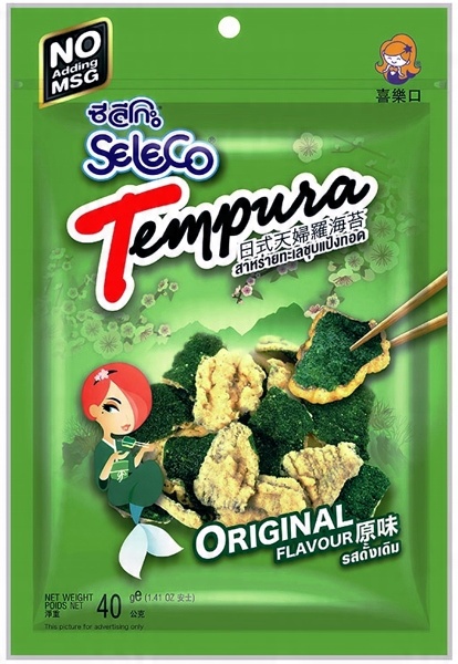 

Chipsy Tempura Original, algi nori w tempurze 40g