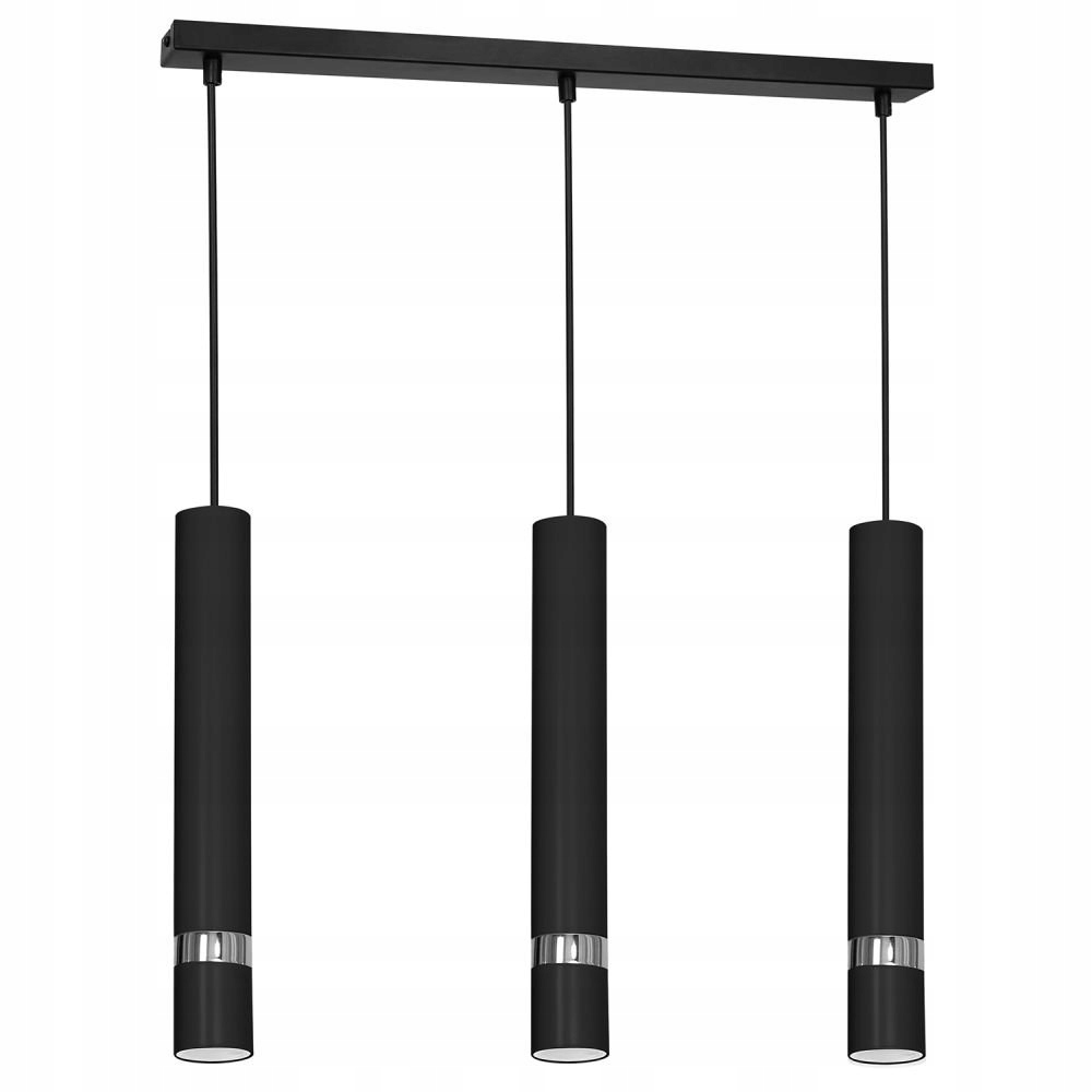 Trojitá závesná lampa na lište tuby Reno 9495 Luminex