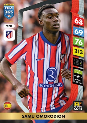 2025 Panini Adrenalyn XL Fifa 365 278 Samu Omorodion