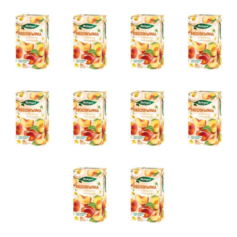 Herbapol Ovocný čaj Broskev s heřmánkem 46 g X10