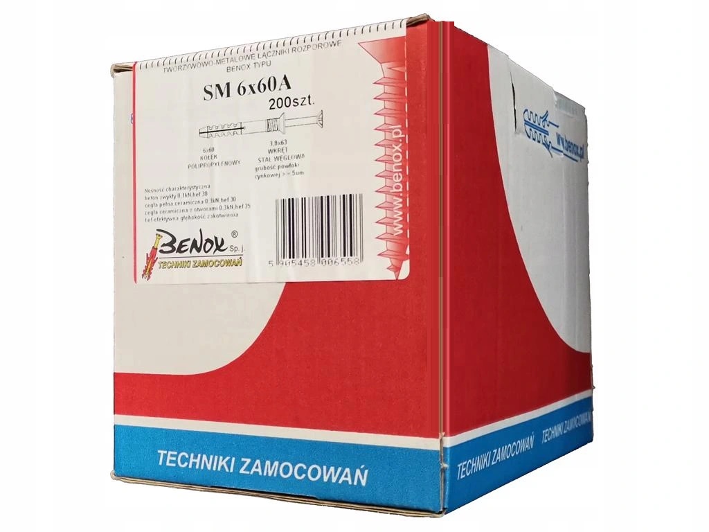 

Kołki Szybki Montaż 8x60 Cena 100szt