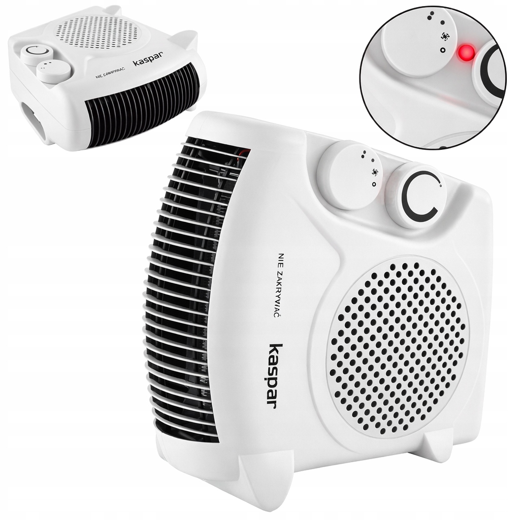 Termoventilátor Farelka Elektrický Ohřívač 2000 W 3 Úrovně S Termostatem